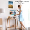 image:imageAmericanflat 14x20 Picture Frame with Polished Plexiglass  Signature Collection  GalleryStyle Frames Made of Engineered Wood  Photo Frame for Wall Display  Black  Polished plexiglass front hangs vertical or horizontal sawtooth hangers included fits photos posters and artWhite