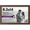 image:imageAmericanflat 14x20 Picture Frame with Polished Plexiglass  Signature Collection  GalleryStyle Frames Made of Engineered Wood  Photo Frame for Wall Display  Black  Polished plexiglass front hangs vertical or horizontal sawtooth hangers included fits photos posters and artWalnut