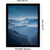 image:imageAmericanflat 14x20 Picture Frame with Polished Plexiglass  Signature Collection  GalleryStyle Frames Made of Engineered Wood  Photo Frame for Wall Display  Black  Polished plexiglass front hangs vertical or horizontal sawtooth hangers included fits photos posters and artBlack