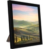 image:imageAmericanflat 14x20 Picture Frame with Polished Plexiglass  Signature Collection  GalleryStyle Frames Made of Engineered Wood  Photo Frame for Wall Display  Black  Polished plexiglass front hangs vertical or horizontal sawtooth hangers included fits photos posters and artBlack