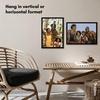 image:imageAmericanflat 14x20 Picture Frame with Polished Plexiglass  Signature Collection  GalleryStyle Frames Made of Engineered Wood  Photo Frame for Wall Display  Black  Polished plexiglass front hangs vertical or horizontal sawtooth hangers included fits photos posters and artBlack