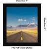 image:imageAmericanflat 14x20 Picture Frame with Polished Plexiglass  Signature Collection  GalleryStyle Frames Made of Engineered Wood  Photo Frame for Wall Display  Black  Polished plexiglass front hangs vertical or horizontal sawtooth hangers included fits photos posters and artBlack