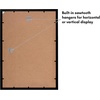 image:imageAmericanflat 14x20 Picture Frame with Polished Plexiglass  Signature Collection  GalleryStyle Frames Made of Engineered Wood  Photo Frame for Wall Display  Black  Polished plexiglass front hangs vertical or horizontal sawtooth hangers included fits photos posters and artBlack