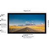 image:imageAmericanflat 14x20 Picture Frame with Polished Plexiglass  Signature Collection  GalleryStyle Frames Made of Engineered Wood  Photo Frame for Wall Display  Black  Polished plexiglass front hangs vertical or horizontal sawtooth hangers included fits photos posters and artBlack