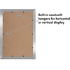 image:imageAmericanflat 14x20 Picture Frame with Polished Plexiglass  Signature Collection  GalleryStyle Frames Made of Engineered Wood  Photo Frame for Wall Display  Black  Polished plexiglass front hangs vertical or horizontal sawtooth hangers included fits photos posters and artSilver