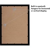 image:imageAmericanflat 14x20 Picture Frame with Polished Plexiglass  Signature Collection  GalleryStyle Frames Made of Engineered Wood  Photo Frame for Wall Display  Black  Polished plexiglass front hangs vertical or horizontal sawtooth hangers included fits photos posters and artBlack