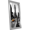 image:imageAmericanflat 14x20 Picture Frame with Polished Plexiglass  Signature Collection  GalleryStyle Frames Made of Engineered Wood  Photo Frame for Wall Display  Black  Polished plexiglass front hangs vertical or horizontal sawtooth hangers included fits photos posters and artSilver