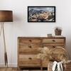 image:imageAmericanflat 14x20 Picture Frame with Polished Plexiglass  Signature Collection  GalleryStyle Frames Made of Engineered Wood  Photo Frame for Wall Display  Black  Polished plexiglass front hangs vertical or horizontal sawtooth hangers included fits photos posters and artBlack
