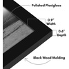 image:imageAmericanflat 14x20 Picture Frame with Polished Plexiglass  Signature Collection  GalleryStyle Frames Made of Engineered Wood  Photo Frame for Wall Display  Black  Polished plexiglass front hangs vertical or horizontal sawtooth hangers included fits photos posters and artBlack