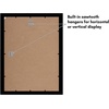 image:imageAmericanflat 14x20 Picture Frame with Polished Plexiglass  Signature Collection  GalleryStyle Frames Made of Engineered Wood  Photo Frame for Wall Display  Black  Polished plexiglass front hangs vertical or horizontal sawtooth hangers included fits photos posters and artBlack