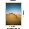 image:imageAmericanflat 14x20 Picture Frame with Polished Plexiglass  Signature Collection  GalleryStyle Frames Made of Engineered Wood  Photo Frame for Wall Display  Black  Polished plexiglass front hangs vertical or horizontal sawtooth hangers included fits photos posters and artLight Wood