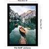 image:imageAmericanflat 14x20 Picture Frame with Polished Plexiglass  Signature Collection  GalleryStyle Frames Made of Engineered Wood  Photo Frame for Wall Display  Black  Polished plexiglass front hangs vertical or horizontal sawtooth hangers included fits photos posters and artBlack