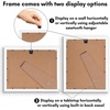 image:imageAmericanflat 14x20 Picture Frame with Polished Plexiglass  Signature Collection  GalleryStyle Frames Made of Engineered Wood  Photo Frame for Wall Display  Black  Polished plexiglass front hangs vertical or horizontal sawtooth hangers included fits photos posters and artWhite