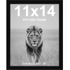 image:imageAmericanflat 14x20 Picture Frame with Polished Plexiglass  Signature Collection  GalleryStyle Frames Made of Engineered Wood  Photo Frame for Wall Display  Black  Polished plexiglass front hangs vertical or horizontal sawtooth hangers included fits photos posters and artBlack