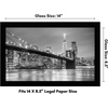image:imageAmericanflat 14x20 Picture Frame with Polished Plexiglass  Signature Collection  GalleryStyle Frames Made of Engineered Wood  Photo Frame for Wall Display  Black  Polished plexiglass front hangs vertical or horizontal sawtooth hangers included fits photos posters and artBlack