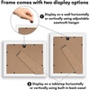 image:imageAmericanflat 14x20 Picture Frame with Polished Plexiglass  Signature Collection  GalleryStyle Frames Made of Engineered Wood  Photo Frame for Wall Display  Black  Polished plexiglass front hangs vertical or horizontal sawtooth hangers included fits photos posters and artWhite