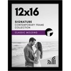 image:imageAmericanflat 14x20 Picture Frame with Polished Plexiglass  Signature Collection  GalleryStyle Frames Made of Engineered Wood  Photo Frame for Wall Display  Black  Polished plexiglass front hangs vertical or horizontal sawtooth hangers included fits photos posters and artBlack
