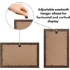 image:imageAmericanflat 14x20 Picture Frame with Polished Plexiglass  Signature Collection  GalleryStyle Frames Made of Engineered Wood  Photo Frame for Wall Display  Black  Polished plexiglass front hangs vertical or horizontal sawtooth hangers included fits photos posters and artWalnut