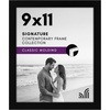 image:imageAmericanflat 14x20 Picture Frame with Polished Plexiglass  Signature Collection  GalleryStyle Frames Made of Engineered Wood  Photo Frame for Wall Display  Black  Polished plexiglass front hangs vertical or horizontal sawtooth hangers included fits photos posters and artBlack
