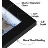 image:imageAmericanflat 14x20 Picture Frame with Polished Plexiglass  Signature Collection  GalleryStyle Frames Made of Engineered Wood  Photo Frame for Wall Display  Black  Polished plexiglass front hangs vertical or horizontal sawtooth hangers included fits photos posters and artBlack