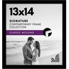 image:imageAmericanflat 14x20 Picture Frame with Polished Plexiglass  Signature Collection  GalleryStyle Frames Made of Engineered Wood  Photo Frame for Wall Display  Black  Polished plexiglass front hangs vertical or horizontal sawtooth hangers included fits photos posters and artBlack