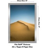 image:imageAmericanflat 14x20 Picture Frame with Polished Plexiglass  Signature Collection  GalleryStyle Frames Made of Engineered Wood  Photo Frame for Wall Display  Black  Polished plexiglass front hangs vertical or horizontal sawtooth hangers included fits photos posters and artSilver