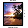 image:imageAmericanflat 14x20 Picture Frame with Polished Plexiglass  Signature Collection  GalleryStyle Frames Made of Engineered Wood  Photo Frame for Wall Display  Black  Polished plexiglass front hangs vertical or horizontal sawtooth hangers included fits photos posters and artBlack