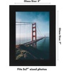 image:imageAmericanflat 14x20 Picture Frame with Polished Plexiglass  Signature Collection  GalleryStyle Frames Made of Engineered Wood  Photo Frame for Wall Display  Black  Polished plexiglass front hangs vertical or horizontal sawtooth hangers included fits photos posters and artBlack