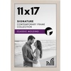 image:imageAmericanflat 14x20 Picture Frame with Polished Plexiglass  Signature Collection  GalleryStyle Frames Made of Engineered Wood  Photo Frame for Wall Display  Black  Polished plexiglass front hangs vertical or horizontal sawtooth hangers included fits photos posters and artLight Wood