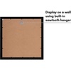 image:imageAmericanflat 14x20 Picture Frame with Polished Plexiglass  Signature Collection  GalleryStyle Frames Made of Engineered Wood  Photo Frame for Wall Display  Black  Polished plexiglass front hangs vertical or horizontal sawtooth hangers included fits photos posters and artBlack