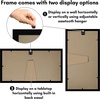 image:imageAmericanflat 14x20 Picture Frame with Polished Plexiglass  Signature Collection  GalleryStyle Frames Made of Engineered Wood  Photo Frame for Wall Display  Black  Polished plexiglass front hangs vertical or horizontal sawtooth hangers included fits photos posters and artBlack