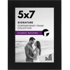 image:imageAmericanflat 14x20 Picture Frame with Polished Plexiglass  Signature Collection  GalleryStyle Frames Made of Engineered Wood  Photo Frame for Wall Display  Black  Polished plexiglass front hangs vertical or horizontal sawtooth hangers included fits photos posters and artBlack