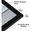 image:imageAmericanflat 14x20 Picture Frame with Polished Plexiglass  Signature Collection  GalleryStyle Frames Made of Engineered Wood  Photo Frame for Wall Display  Black  Polished plexiglass front hangs vertical or horizontal sawtooth hangers included fits photos posters and artBlack