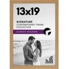image:imageAmericanflat 14x20 Picture Frame with Polished Plexiglass  Signature Collection  GalleryStyle Frames Made of Engineered Wood  Photo Frame for Wall Display  Black  Polished plexiglass front hangs vertical or horizontal sawtooth hangers included fits photos posters and artDark Oak