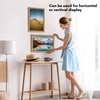 image:imageAmericanflat 14x20 Picture Frame with Polished Plexiglass  Signature Collection  GalleryStyle Frames Made of Engineered Wood  Photo Frame for Wall Display  Black  Polished plexiglass front hangs vertical or horizontal sawtooth hangers included fits photos posters and artDark Oak