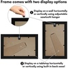 image:imageAmericanflat 14x20 Picture Frame with Polished Plexiglass  Signature Collection  GalleryStyle Frames Made of Engineered Wood  Photo Frame for Wall Display  Black  Polished plexiglass front hangs vertical or horizontal sawtooth hangers included fits photos posters and artBlack