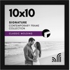 image:imageAmericanflat 14x20 Picture Frame with Polished Plexiglass  Signature Collection  GalleryStyle Frames Made of Engineered Wood  Photo Frame for Wall Display  Black  Polished plexiglass front hangs vertical or horizontal sawtooth hangers included fits photos posters and artBlack