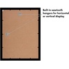 image:imageAmericanflat 14x20 Picture Frame with Polished Plexiglass  Signature Collection  GalleryStyle Frames Made of Engineered Wood  Photo Frame for Wall Display  Black  Polished plexiglass front hangs vertical or horizontal sawtooth hangers included fits photos posters and artBlack