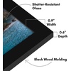 image:imageAmericanflat 14x20 Picture Frame with Polished Plexiglass  Signature Collection  GalleryStyle Frames Made of Engineered Wood  Photo Frame for Wall Display  Black  Polished plexiglass front hangs vertical or horizontal sawtooth hangers included fits photos posters and artBlack