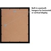 image:imageAmericanflat 14x20 Picture Frame with Polished Plexiglass  Signature Collection  GalleryStyle Frames Made of Engineered Wood  Photo Frame for Wall Display  Black  Polished plexiglass front hangs vertical or horizontal sawtooth hangers included fits photos posters and artBlack
