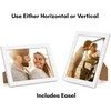 image:imageAmericanflat 14x20 Picture Frame with Polished Plexiglass  Signature Collection  GalleryStyle Frames Made of Engineered Wood  Photo Frame for Wall Display  Black  Polished plexiglass front hangs vertical or horizontal sawtooth hangers included fits photos posters and artWhite
