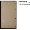 image:imageAmericanflat 14x20 Picture Frame with Polished Plexiglass  Signature Collection  GalleryStyle Frames Made of Engineered Wood  Photo Frame for Wall Display  Black  Polished plexiglass front hangs vertical or horizontal sawtooth hangers included fits photos posters and artBlack