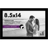 image:imageAmericanflat 14x20 Picture Frame with Polished Plexiglass  Signature Collection  GalleryStyle Frames Made of Engineered Wood  Photo Frame for Wall Display  Black  Polished plexiglass front hangs vertical or horizontal sawtooth hangers included fits photos posters and artBlack