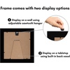 image:imageAmericanflat 14x20 Picture Frame with Polished Plexiglass  Signature Collection  GalleryStyle Frames Made of Engineered Wood  Photo Frame for Wall Display  Black  Polished plexiglass front hangs vertical or horizontal sawtooth hangers included fits photos posters and artBlack