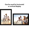 image:imageAmericanflat 14x20 Picture Frame with Polished Plexiglass  Signature Collection  GalleryStyle Frames Made of Engineered Wood  Photo Frame for Wall Display  Black  Polished plexiglass front hangs vertical or horizontal sawtooth hangers included fits photos posters and artBlack