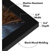 image:imageAmericanflat 14x20 Picture Frame with Polished Plexiglass  Signature Collection  GalleryStyle Frames Made of Engineered Wood  Photo Frame for Wall Display  Black  Polished plexiglass front hangs vertical or horizontal sawtooth hangers included fits photos posters and artBlack