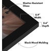 image:imageAmericanflat 14x20 Picture Frame with Polished Plexiglass  Signature Collection  GalleryStyle Frames Made of Engineered Wood  Photo Frame for Wall Display  Black  Polished plexiglass front hangs vertical or horizontal sawtooth hangers included fits photos posters and artBlack