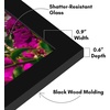 image:imageAmericanflat 14x20 Picture Frame with Polished Plexiglass  Signature Collection  GalleryStyle Frames Made of Engineered Wood  Photo Frame for Wall Display  Black  Polished plexiglass front hangs vertical or horizontal sawtooth hangers included fits photos posters and artBlack