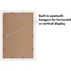 image:imageAmericanflat 14x20 Picture Frame with Polished Plexiglass  Signature Collection  GalleryStyle Frames Made of Engineered Wood  Photo Frame for Wall Display  Black  Polished plexiglass front hangs vertical or horizontal sawtooth hangers included fits photos posters and artWhite