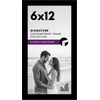 image:imageAmericanflat 14x20 Picture Frame with Polished Plexiglass  Signature Collection  GalleryStyle Frames Made of Engineered Wood  Photo Frame for Wall Display  Black  Polished plexiglass front hangs vertical or horizontal sawtooth hangers included fits photos posters and artBlack